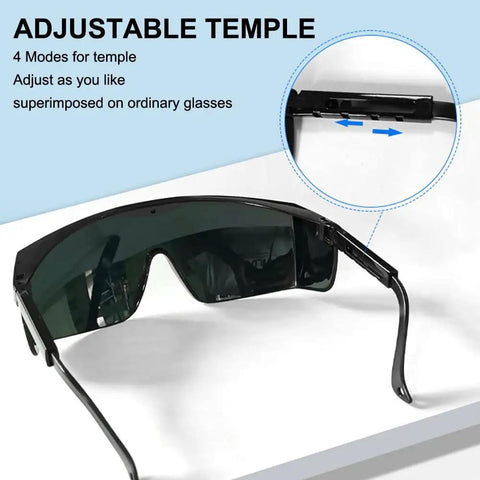 IPL Laser Safety Glasses With Broad Spectrum Eye Protection Shield Your Eyes During Red Light Therapy And Hair Removal Featuring Slick UV And Blue Light Blocking Tech For Peepers Demanding Real Deal Defense