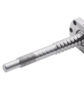 Pro Grade Ball Screw Kit 12mm Lead For Smooth As Butter Linear Motion With Machined Ends 1204 SFU1204 Type BK BF10 Compatibility 200mm To 550mm Travel Roller Ball Screw Nut Parts Included, close-up machined end