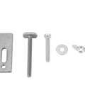 Components of Beefed Up Heavy Duty T Track Hold Down Clamp Kit For CNC Router Tables, Solid Iron Clamp Fixture With Adjustable Screws