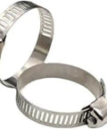 10 Pack 304 Stainless Steel Hose Clamps With Adjustable Thumb Screw And Key Type Design, 18 To 32 MM Range, Heavy Duty