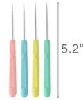 Four Piece Sugar Stir Needle Set And Gotta Have Cookie Decorating Tools Featuring Smooth Plastic Grips, 5.2 inch length.