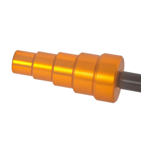 Rock Solid Heavy Duty Piston Pin Puller And Wrist Pin Remover Tool Made From Rust Resistant Aluminum Alloy, quick change adapter detail.