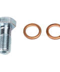Brake caliper mounting bolt with two copper washers; steel hex bolt for Chevy/GMC Sierra 2500HD/3500HD 11-19