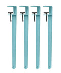 4 Piece Metal Table Clamp Legs For No Punching Design, Adjustable Coffee Table Legs, F Shape Dining Desk Foot, Iron Workbench Support