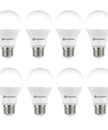 8 Pack LED A19 Light Bulbs 60W Equivalent Daylight 5000K Energy Efficient 9.5W Long Lasting 15000 Hours Low Annual Cost