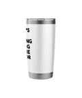 Stainless Steel Insulated Tumbler With Dual Wall Keeps Drinks Hot Or Cold Leak Proof Lid With Clear Slider BPA Free
