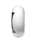 Side view of Hydrogen Inline Skate Wheel 60mm 92A White from 4 Pack For Adults, showcasing solid core design for smooth cruisin