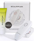 3 In 1 Body Sculpting Machine With Dynamic Cupping And Red Light Therapy For Firmer Looking Skin, Lymphatic Drainage Massager And Cellulite Tool For Stomach, Arms, Legs And Thighs, Includes Gel, displayed with packaging and gel