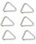 Beefy Stainless Steel 316 Marine Grade Triangle Ring Buckle Welded V Shaped Heavy Duty Ring 6 pieces for boat rigging