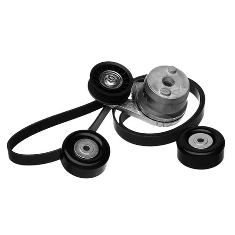 Premium Belt Tensioner Kit Compatible With Chevy Silverado 2500 HD Fits 90K 38172 Exactly To Replace Parts Instantly And Restore Squealing Free Operation Inside Your Engine Bay Improving Durability Significantly So You Can Trust Your Truck.