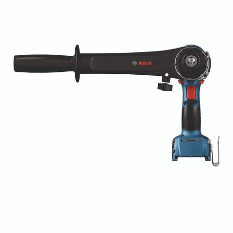 Side view of PROFACTOR 18V Connected Ready Half Inch Hammer Drill and Driver Bare Tool Built to Crush Tough Jobs With Onboard UI Leveling Angle Control And App Connectivity For Custom Settings Via Toolbox App