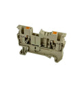 Top Shelf Push In Din Rail Terminal Blocks 20 Amp 600 Volt 12 To 26 Awg Screwless Connectors Pack Of 50 Beige heavy duty wiring terminal.