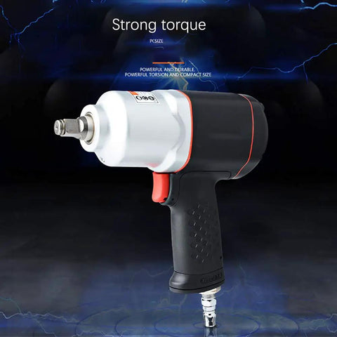 Pro Grade Pneumatic Impact Wrench High Torque Air Powered Badass Heavy Hitter With Tungsten Steel Shaft And No Sweat Grip That Crushes Rusty Car Nuts Smooth For Shop Or Garage Work