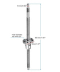 SFU1204 Ball Screw Kit 300Mm Long 12Mm Dia 4Mm Lead With Nut Anti Backlash Standard End Machining For BK BF12 CNC Machines