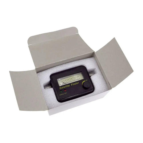 Pocket Sized Analog Satellite And Dish Finder With Tone For C Band Ku Band Digital TV Tuning High Sensitivity Signal Strength Indicator.