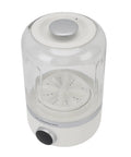 Portable Mini Washing Machine With Rechargeable Power Pocket Sized Laundromat lightweight compact washer top view with transparent drum.