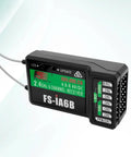 Six Channel 2.4GHz AFHDS2A Receiver With PPM Output And IBus Port Compatible With I4 I6 I6X And I10 Transmitters angled view