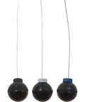 9 Inch Wire Burner Set, Color Coded, Set Of 3 with black balls and thin wires for easy control lathe burn tool for spindles, table legs