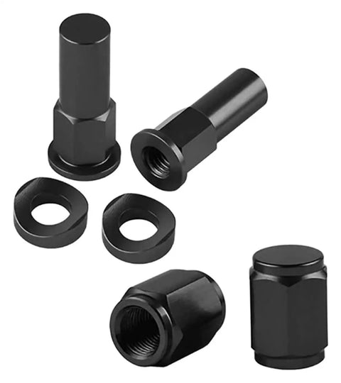 3 Piece Rim Lock Nut Kit For Dirt Bikes And Motocross Tire Clamp Screws Rim Lock Nuts Spacers Bolts And Valve Caps Durable Orange G15 Finish