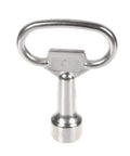 8mm Triangle Socket Spanner Key Set Of 6 Aluminum Alloy Chrome Plated Triangular Wrenches For Drawer Cabinet Panel Lock Close-up