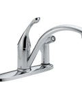 Collins Go-To Single-Handle Kitchen Faucet With Integral Spray, Chrome Finish, Diamond Seal Technology, side view