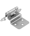 30 Piece Embedded Hinges For Face Frame Kitchen Cabinets Satin Nickel Self Closing Soft Close Cabinet Door Hardware Set