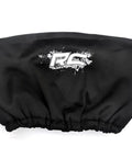 Black Universal Winch Cover with White RC Logo, Durable Vinyl Lined Fabric, Weatherproof for Standard Winches