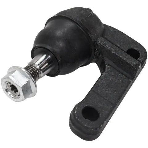 Rock Solid Front Upper Ball Joint Assembly 2 Pack Forged Steel And Aluminum Non Greasable Suspension Parts For Buick LaCrosse Regal Cadillac Xts Saab 9 5 showing close-up of ball joint with rubber boot and metal nut.