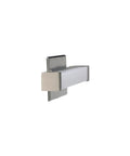 Side view of 24 Inch LED Vanity Light Bar With 3 In 1 Switchable Color Temperature Warm Neutral Cool White Over The Mirror Modern Cylinder Brushed Nickel Bathroom Fixture