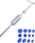 DIY Car Dent Repair Kit With Auto Body Dent Puller Slide Hammer And Glue Puller For Sheet Metal Dents 50 Cm And 42 Cm Reach Ergonomic Grip
