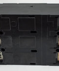 Heavy Duty Industrial Circuit Breaker With Fixed Thermal Magnetic Protection 250 Amp Four Pole Switch 600 Volt AC rear view showing connectors.