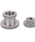 Smooth As Butter Heavy Duty High Low Gear Kit For Mini Lathes 7X12 And 7X14 Machines featuring two precision metal gears.