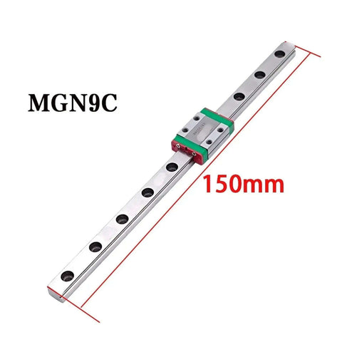 Super Smooth MGN9C Linear Guide Rail Kit With 150mm Pre Drilled Slide Slider Block For CNC Projects That Fly High Precision Setup Guaranteed, 150mm rail