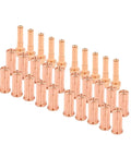 Extended Electrode Tip Kit For Versa-Cut 40A CB50 Plasma Torch, 20 tips and nozzles, 10 electrodes, copper set, 50A cutting