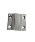 Two Pack Linear Bearings SCS25UU 25mm Length For CNC Parts, 3D Printer Projects, Pro Grade Precision Machine Tools, Smooth Low Friction Motion Guide Rails, High Accuracy Bearings For DIY Machining, gray linear bearing block