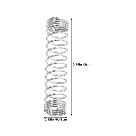 Top Notch 100 Piece Stainless Steel Compression Springs Kit For DIY Fixes And Repair Projects Featuring Snappy Pen Return Technology That Guarantees Smooth Writing Flow Every Single Time With Rust Resistant Metal Mini Springs You Can Count On 0.79in x 0.18in spring