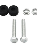 2 Pack Hood Bumper Stopper Kit Fits Camaro Firebird Nova Impala And Other Classic GM Cars Aluminum Alloy Rubber Hood Cushions with bolts