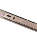 Heavy Duty 13 Inch Drawer Slides With Ball Bearings For Smooth As Silk Full Extension Side Mount Tracks Includes Screws And Simple Drill Friendly Install Durable Steel Glides For Cabinets And Dressers close-up steel drawer slide