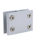 Two Pack Glass Door Hinges 90 And 180 Degree Bilateral Cross Four Sides T Type Clip Cabinet Hinge For Glass Doors Aluminum Alloy 12mm Mount