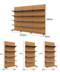 Five Tier Hefty Load Storage Rack Adjustable Metal Shelving Unit With Rich Wood Finish Zero Hassle Garage Pantry Organizer For Everyday Gear Stash Top Tier Home Setup, dimensions 190cm by 273cm.
