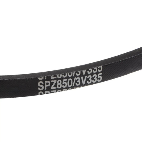 Close-up of 3V335 Rubber V Belt 33.5 Inch Length 0.38 Inch Width 0.315 Inch Thick For Industrial Power Transmission Neoprene Belt