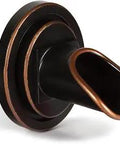 Ravenna Oil Rubbed Bronze Wall Spout For Outdoor Water Features, Solid Brass Wall Fountain Spout With Dope Modern Rustic Look