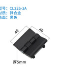 Heavy Duty Built to Last Zinc Alloy Hinge for Electrical Cabinets Black Folding Cabinet Door 1 Piece CL2263A Model Durable Black Finish Hardware for Secure Easy Access Cabinet Doors, 40mm