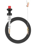 Heavy Duty Vernier Locking Throttle Cable Delivers Precise Throttle Control And Secure Locking For PTO And Dump Systems, 10 ft cable