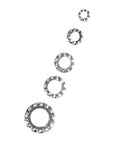 Galvanized Serrated Lock Washer Assortment Kit 700 Pcs Toothed Split Washers M3 M4 M5 M6 M8 For Electrical Automotive Marine Use Stays Put Under Vibration, assorted sizes
