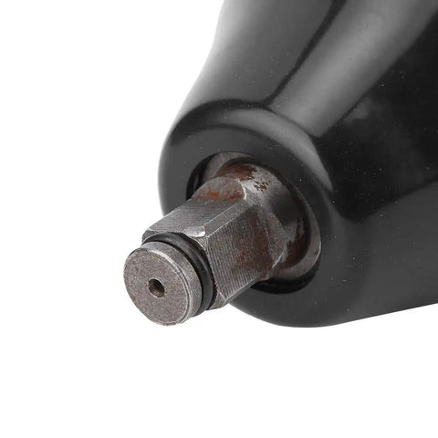 Close-up of the air inlet on the Rugged 1/2 Inch Drive Air Impact Wrench Pumping Out 350 Nm Max Torque.