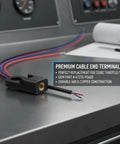 Throttle And Shift Control Box Cable End Connector ABS Copper Replacement 67275 95600 on boat control panel