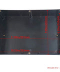 Interior dimensions of the IP65 Waterproof Junction Box ABS Plastic Outdoor Electrical Enclosure for DIY Projects, black