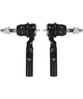 Front Outer Tie Rod Ends For Chevy Silverado 1500 1999 To 2006 And GMC Sierra 1500 2WD Replacement Part OE Style Heavy Duty Steering Linkage Direct Fit Accurate Alignment, black steel pair