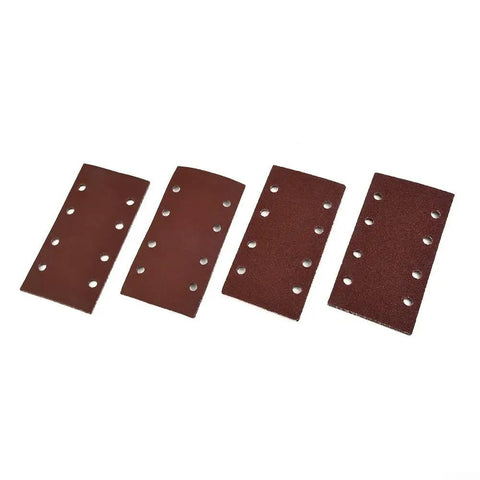 Heavy Duty AluSmallum Oxide Sanding Sheets With Punched Hook And Loop Design Come In A Pack Of 20 Assorted Grits for woodworking.